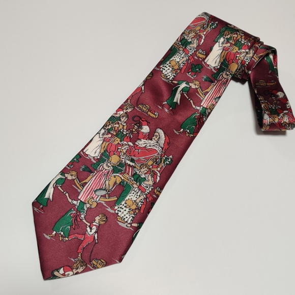 Nordstrom Pure Silk Christmas Tie - Picture 1 of 9